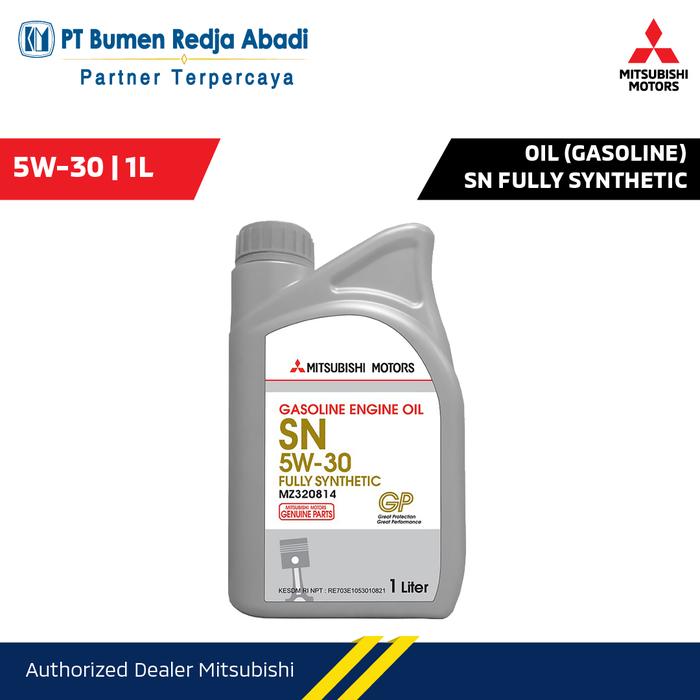 Gambar Mitsubishi Motors Genuine Oil [Gasoline] 5W-30 SN FULLY SYNTHETIC 1L dari Mitsubishi B.R.A Kota Administrasi Jakarta Selatan Tokopedia