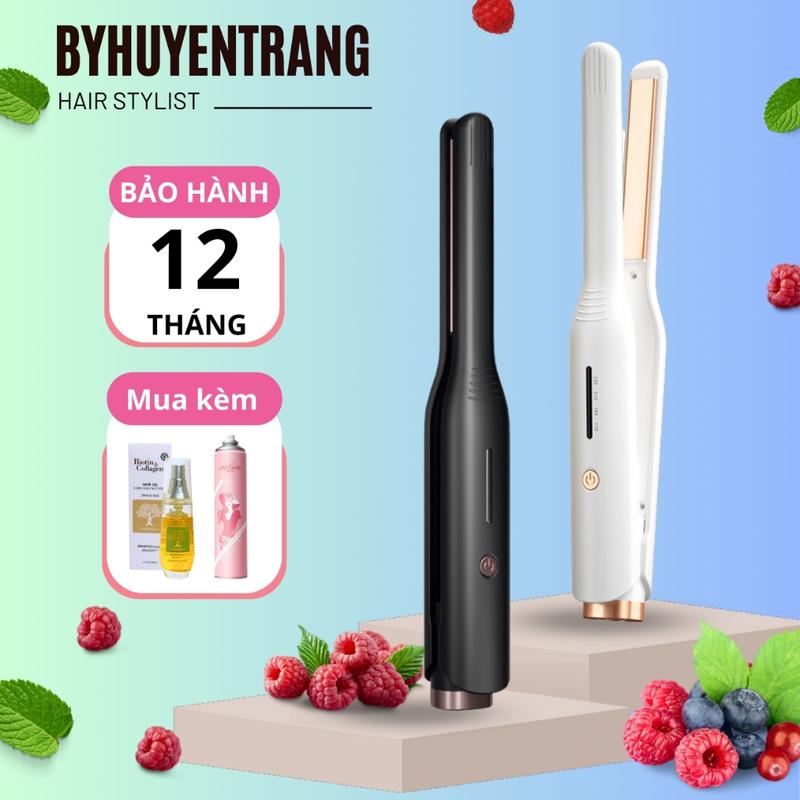  Máy uốn tóc nam mini 2in1 máy duỗi tóc tạo kiểu 13mm cả nam và nữ chất lượng cao 