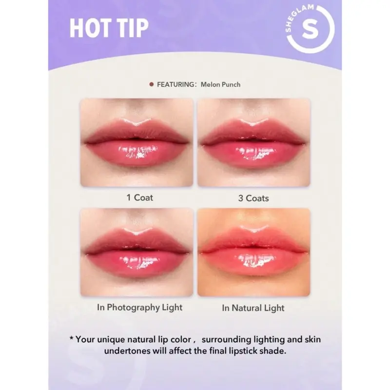 SHEGLAM Hello Kitty Poolside Perfection Lip Glaze lip gloss 5