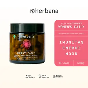 Herbana Women's Daily - Suplemen Herbal Kesehatan Wanita - 60 Kapsul