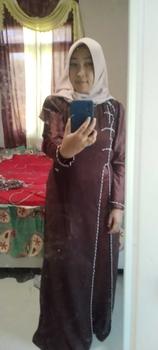 Product Review of Batiknurfashion.(COD) Nadia dress mewah kondangan // bridesmaid// Gaun mewah// baju kondangan wanita 2024 // Bajukondangan mewah dan elegan// ootd// baju kondangan warna burgundy // Ootd berhijab //bridesmaid dress  Gamis  Pesta Wanita from D**i Y**8 1