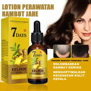 7 Days Ginger Germinal Oil  Ginger Serum Rambut Rontok 40ml