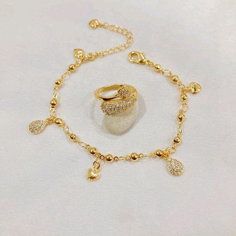 SET PERHIASAN LABU RUMBAY TITANIUM WANITA DEWASA 24K 3