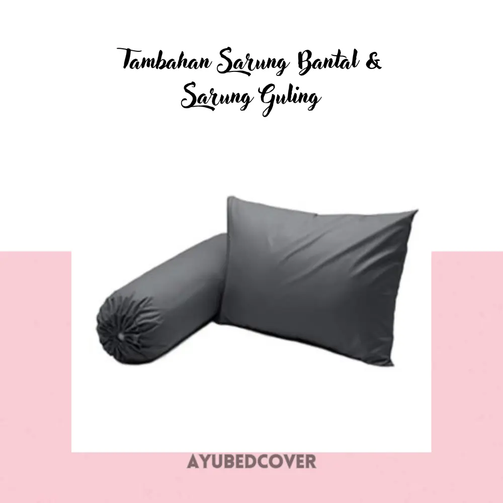 Tambahan Sarung Bantal dan Sarung Guling - Bebas Request Motif