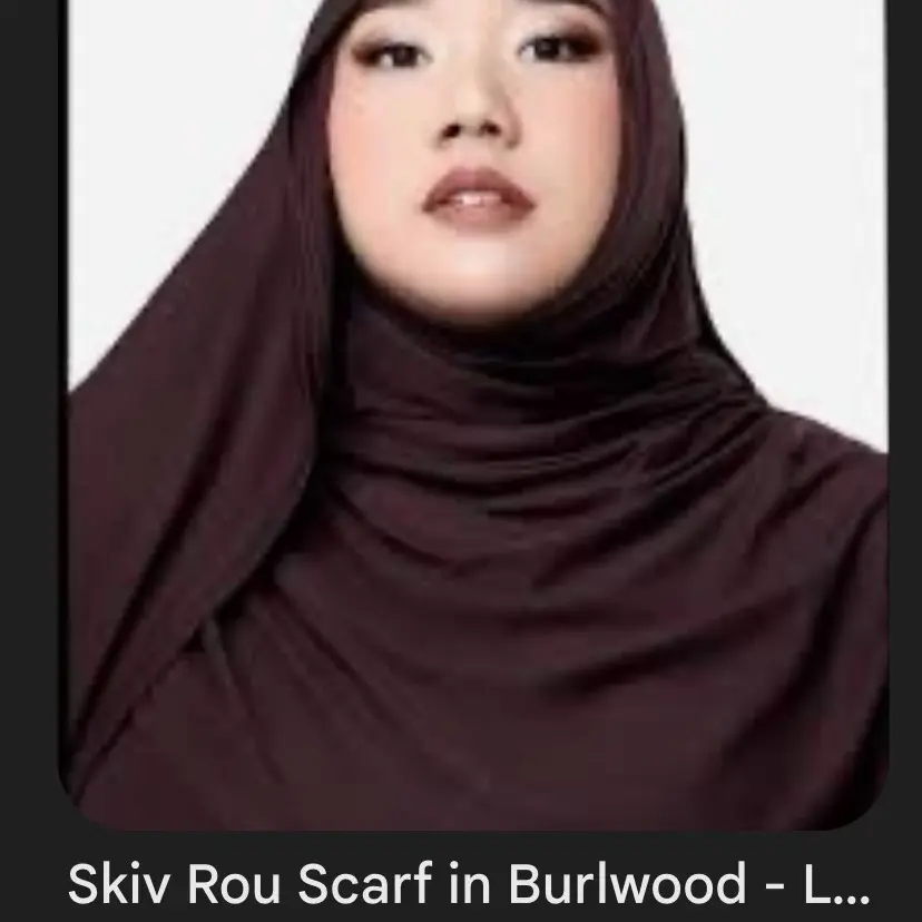 BaruYu co Lafiye Pashmina Burlwood Muslim Fashion