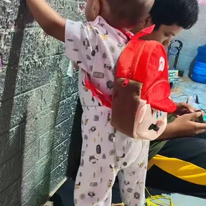 Tas Fashion Anak perempuan dan Laki-laki Usia 1 - 3 Tahun Model Ransel Karakter Lucu Bahan Lembut