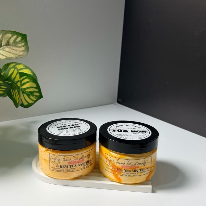   MUA 1 TẶNG 1  600G Kem Body Tữa Non + Kem Body Tữa Sâm Mềm - Khử da ngâm đen da vàng women trắng da 
