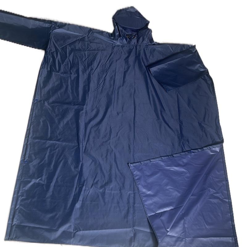 Áo mưa cánh dơi xanh đen túi dây kéo cao cấp chống thấm nước cực tốt chất liệu vải dù cao cấp từ poly và trán keo pvc cực tốt Cao Su áo mưa áo mưa 1 đến 2 người đi.