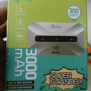 Filiy Pocket Wifi 4G/5G LTE 300Mbps Unlock All Operator Sim Card Bisa Dibawa Mifi Garansi 1 Tahun