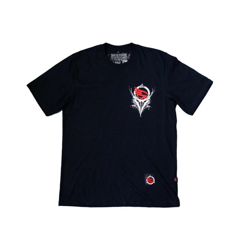 SILVERSIDE  DREAM SKULL  T-shirt / Kaos Distro Cowok/ Distro Cowok Combed Pria Band Katun Hitam 5