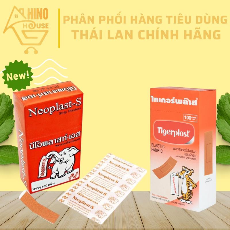 Băng Keo Cá Nhân Con Voi Neoplast-S Hộp 100 Miếng Thái Lan - Hinohouse