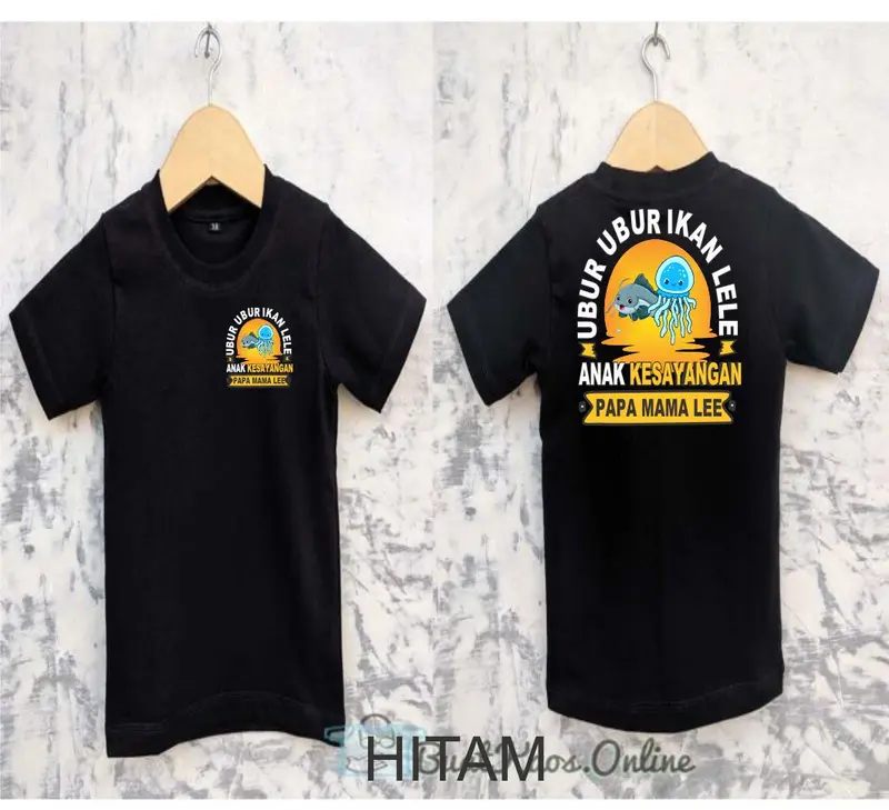 Kaos KC anak anak UBUR UBUR IKAN LELE LENGKUNG db/kaos cod terlaris Combed Dewasa Distro 0