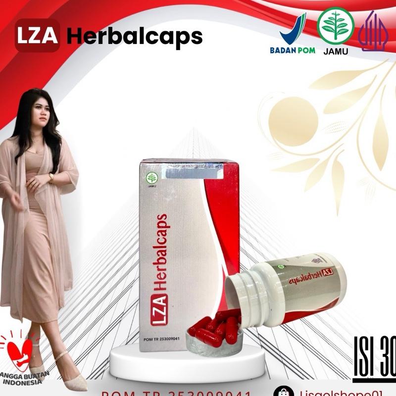 LZA Herbalcaps isi 30 BPOM kemasan baru supleman kesehatan 0