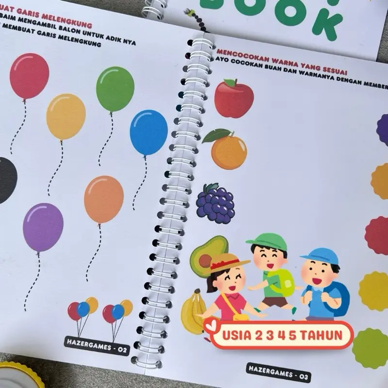 Play Book Buku Aktivitas Anak Worksheet Usia 2 3 4 5 Tahun 4