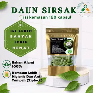 120 Kapsul Herbal DAUN SIRSAK 100% Herbal Alami Berkualitas Premium