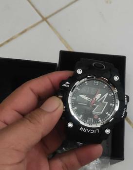 Product Review of LICARR Jam Tangan Pria Olahraga Analog-Digital Fashion Tahan Air Santai Kuarsa Jam Tangan Cowok Original Merek Stopwatch 9528 from E**s J**i 1