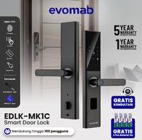 Gambar evomab Smart Door Lock Kunci Pintu Digital Fingerprint Kartu EDLK-MK1C dari evomab Kota Administrasi Jakarta Barat 1 Tokopedia