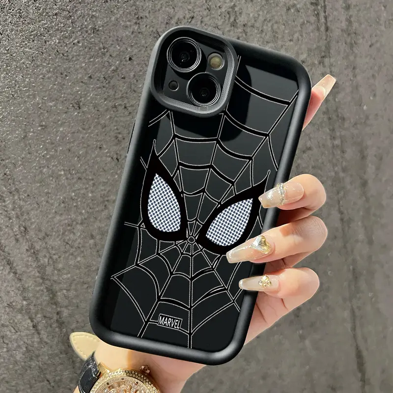 Casing Hp untuk Xiaomi Redmi Note 9 Redmi Note 9s Case hp pelindung Spider Anti drop Casing silikon cangkang Kesing lembut Anti guncangan Softcase 2