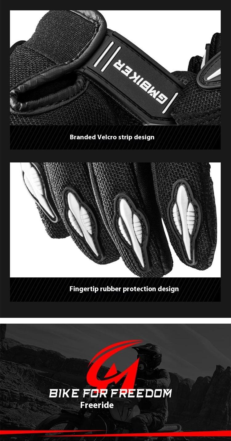 Product Introduction of Motorbike Gloves Breathable Protective Touch Screen Summer Electric Car Cycling Motorcycle Riding Equipment Full Finger Four Seasons Thin 15