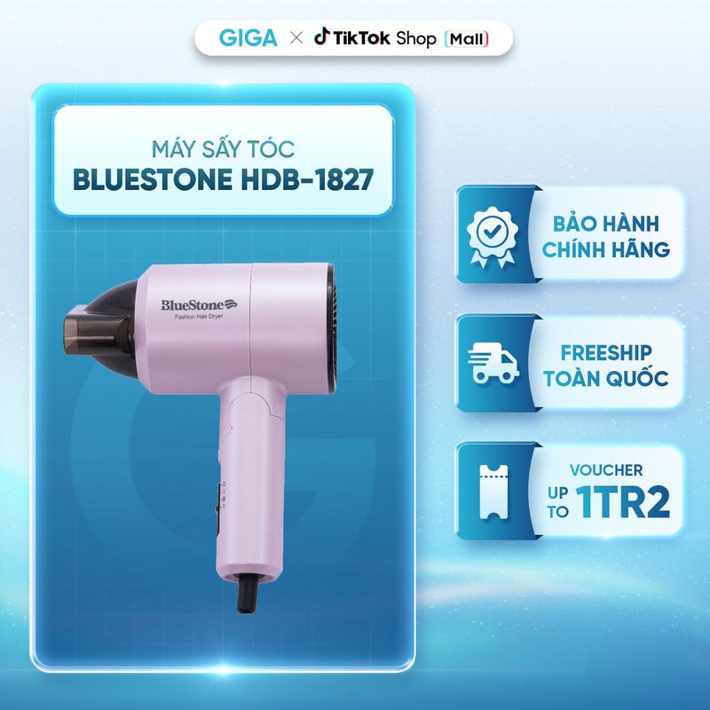 Máy sấy tóc Bluestone HDB-1827, 1100W, 2 chế độ sấy nóng và sấy mát, tự động ngắt khi quá nhiệt - Women