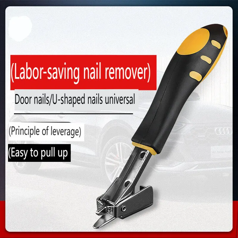 Staple Remover Heavy Duty Upholstery Construction Tack Lifter Office Claw Tools Puller Removing for Furniture Floor