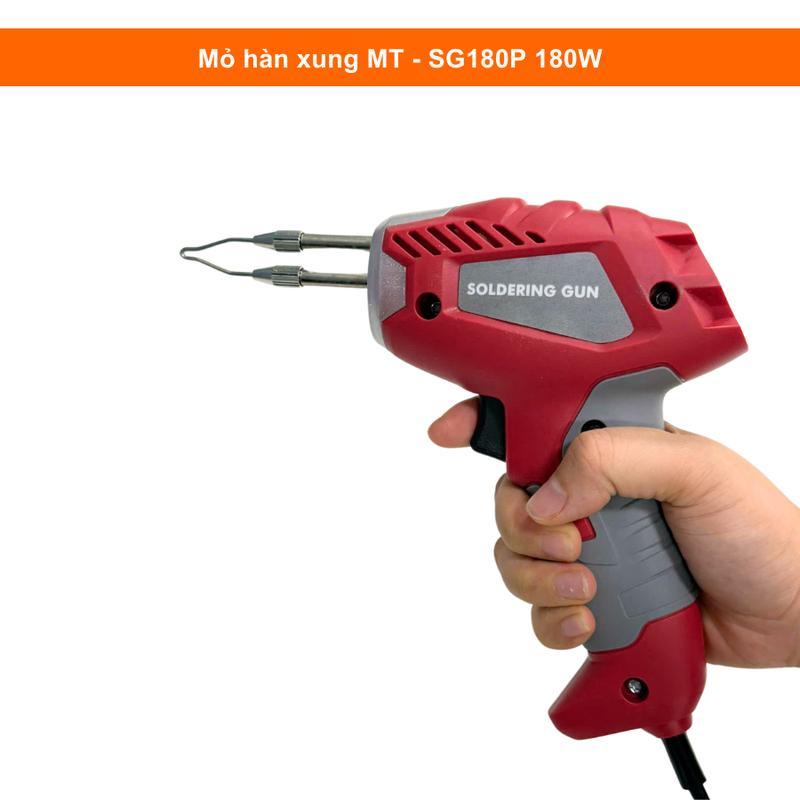 Mỏ Hàn Xung MACE MT-SG180P 180W 220V Tặng Mỡ Hàn & Mũi Hàn Công Suất Mạnh Nhanh Dễ Sử Dụng Cho Sửa Chữa Điện Tử & Thủ Công