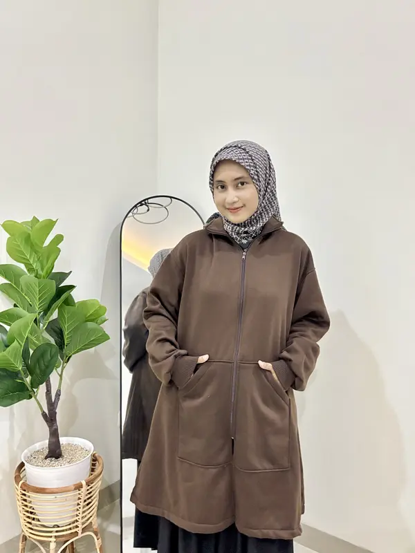 Blanket Parka Ibu dan Anak 2in1 Nouraku | Selimut Bayi dan ibu / Jaket Bayi / Blanket Ibu dan Bayi 4