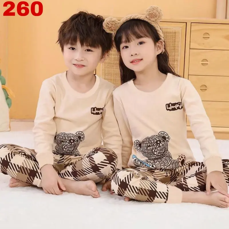 Cute kid's BAJU TIDUR PIYAMA SETELAN ANAK ( 1 THN - 10 THN ) Katun 4