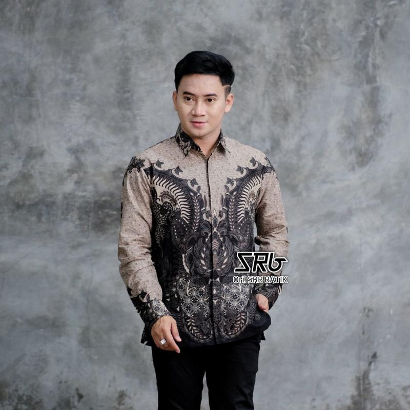 KEMEJA BATIK PRIA LENGAN PANJANG MOTIF RAHWANA RAJA KEMEJA TERBARU Katun Seragam Pekalongan Baju 3