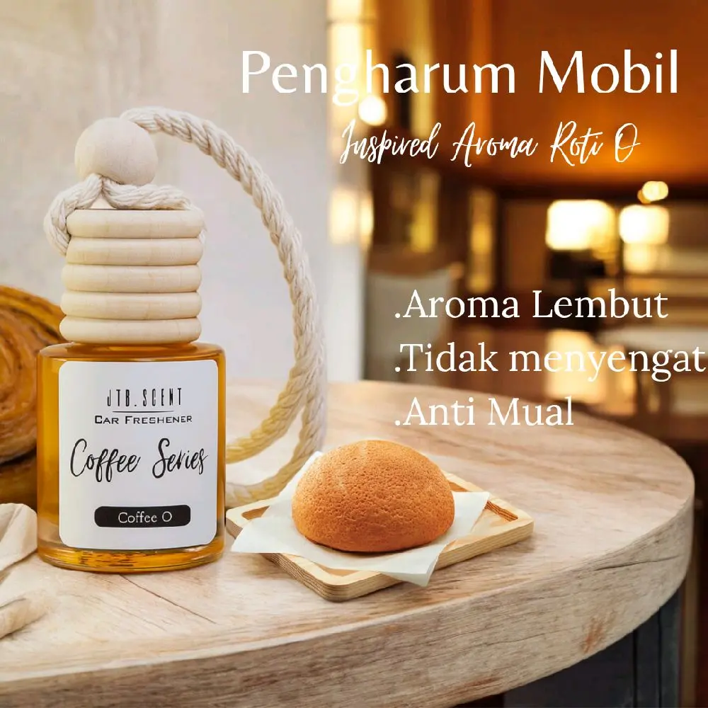 Pengharum Mobil Gantung Aroma Roti O Anti mual Aroma kopi