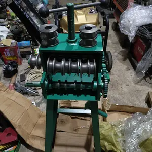 Mesin Bending Pipa Manual dengan Crank Tangan - Untuk Pipa Baja Stainless Steel, Bundar dan Kotak