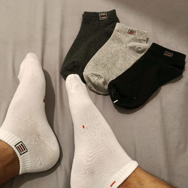 Combo 5 Đôi Tất FIL Cotton Cao Cấp Nam, Nữ Phong Cách Thể Thao, Trẻ Trung