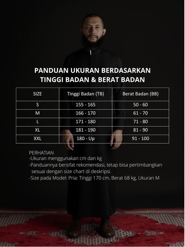 Local Project | Jubah Pria Dewasa Gamis Lengan Panjang | Fahd River Grey 8