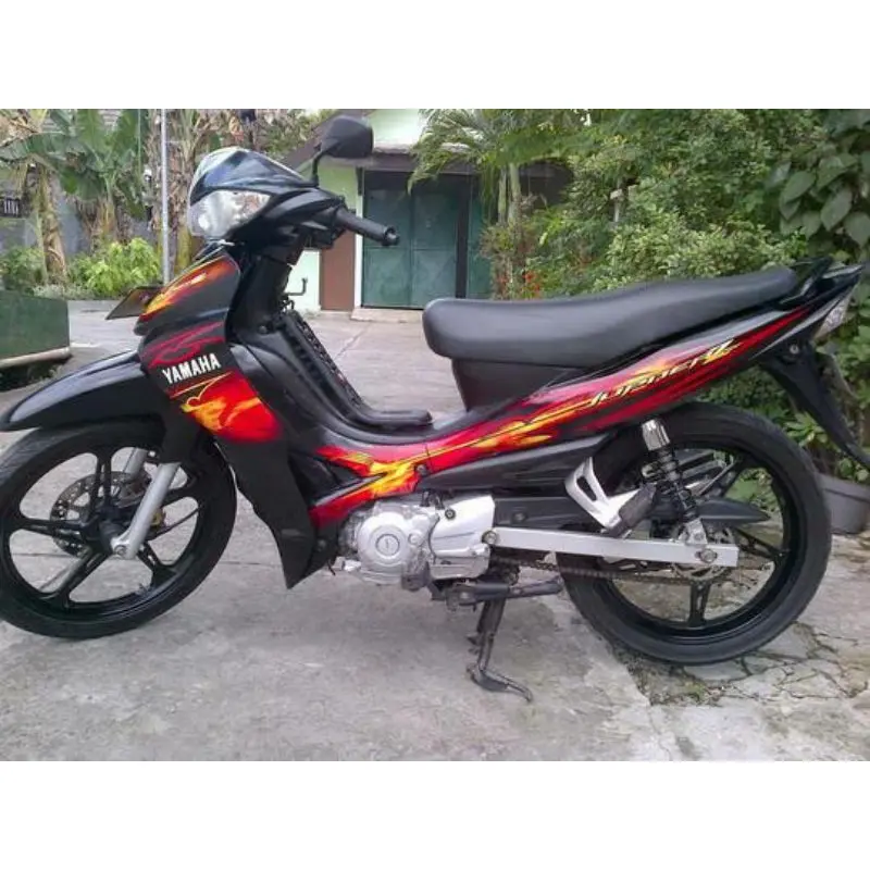 Striping original motor Jupiter Z Burhan Burung Hantu Tahun 2009 Aksesoris 2