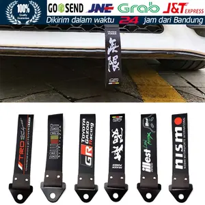 Towing Strap Premium Universal / Tali Kain Depan Tebal / Tali Derek Mobil / Towing Strap Towing Kain