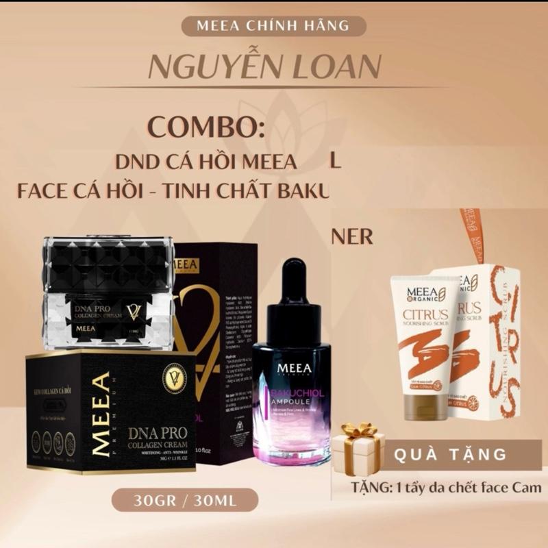  Tặng Tẩy Da Chết Face Cam Size Lớn : Combo Dưỡng Da   Serrum Bakuchiol 30ml   Face Cá Hồi 30g  Skincare 