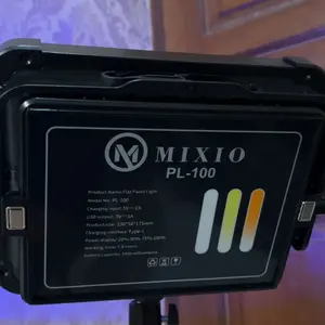 MIXIO PL100 LAMPU LED Portable 5400mAh Outdoor / Live Streaming