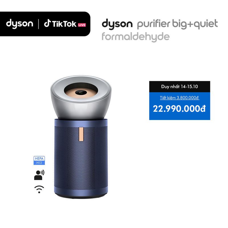[21H30 15.10: DYSON LIVESTREAM] Máy Lọc Không Khí Dyson Purifier Big + Quiet Formaldehyde BP03 (Xám Trắng/Xanh Phổ)