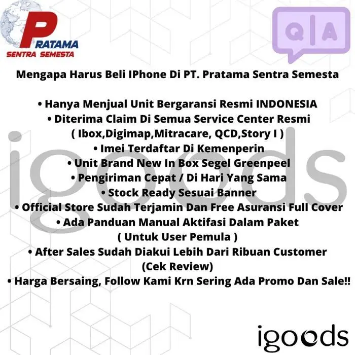 (Muchazir x iGoods) iPhone 13 Garansi Resmi 128GB 4