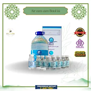 AIR ZAM-ZAM MURNI KEMASAN BOTOL ORI 100% | Oleh-oleh Haji & Umroh– Siap Ramadhan