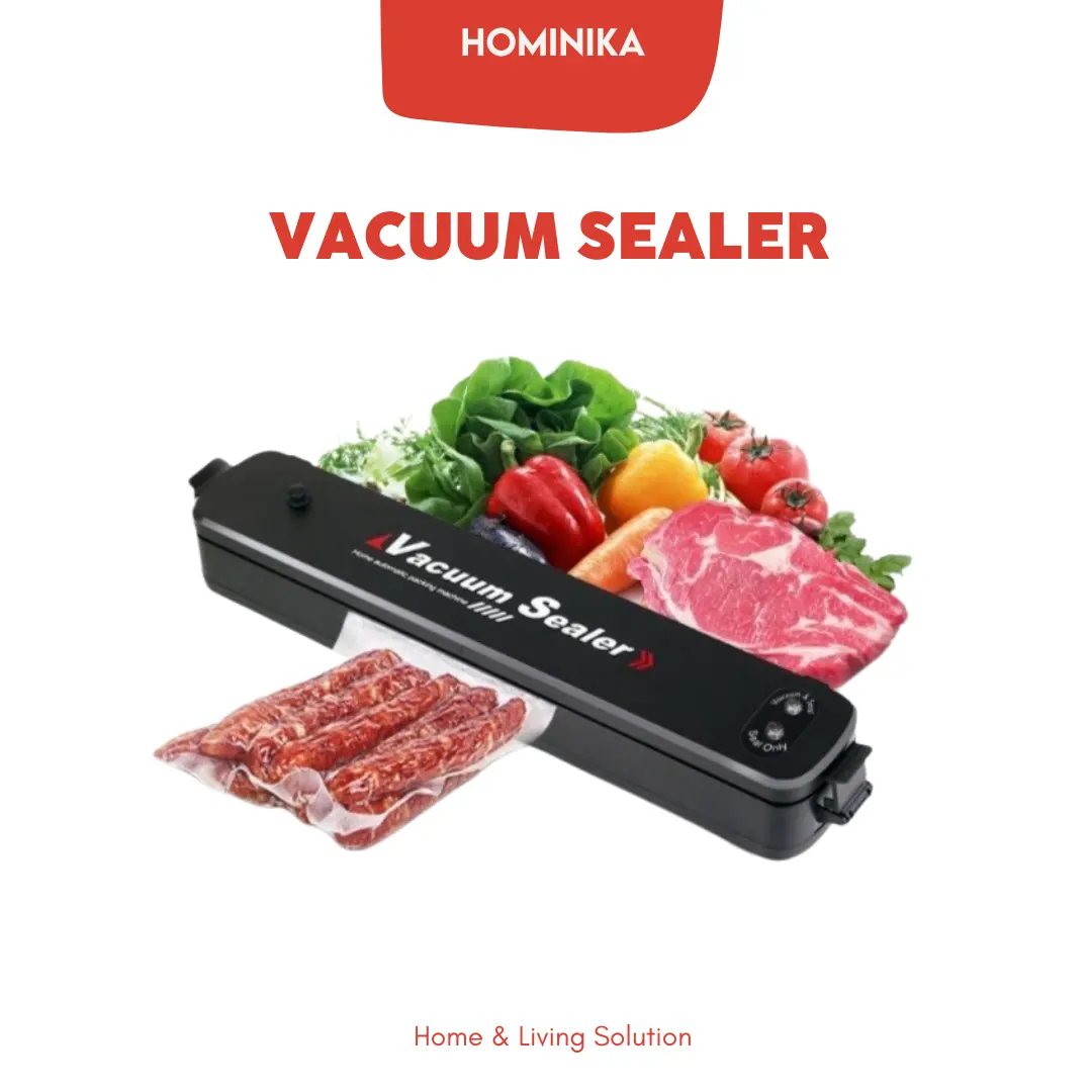 Mesin Vacuum Sealer Food Mesin Vakum Plastik Pembungkus Makanan Otomatis Kabel Plastic