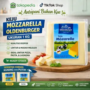 Keju Mozzarella Oldenburger 1kg Mozarella Cheese