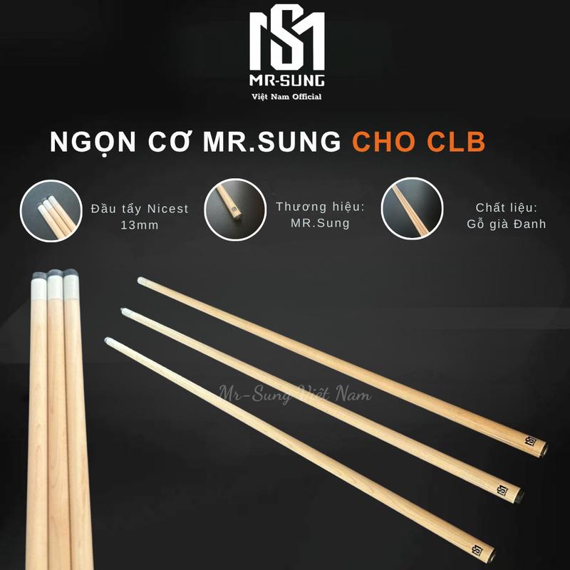 Ngọn Cơ Bi a Mr Sung - Gỗ Già Đanh Thẳng Tắp Hạn Chế Cong Vênh - MR SUNG VIỆT NAM