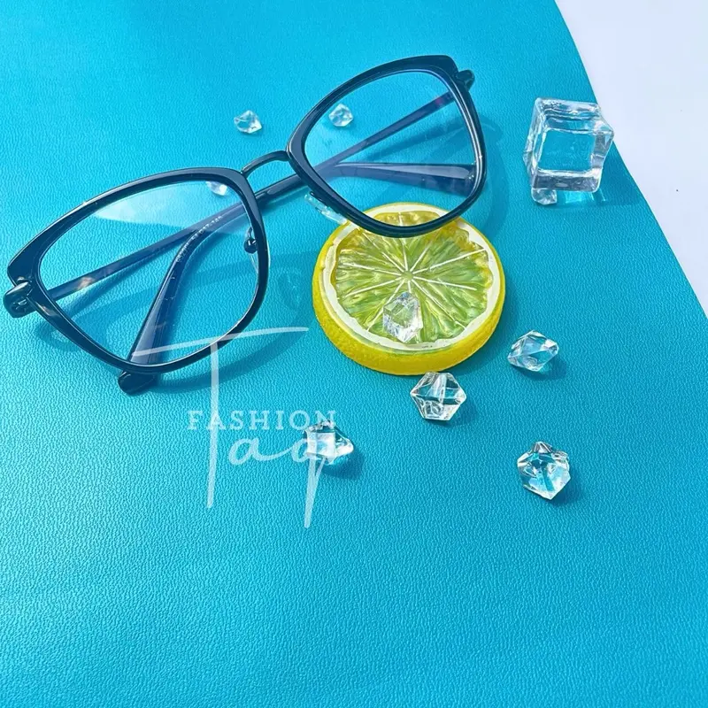(BELI 1 GRATIS 1) Kacamata Qiana Series - Frame Kacamata Cat Eye Wanita Lensa Photocromic - Bluecromic - Antiradiasi by Taqi Fashion ID Blueray Eyewear Glasses 4