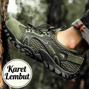 PROMO Sustain 2026 Sepatu Hiking Baru Sepatu Tahan Air Untuk Pria Sepatu Pendakian Asli Sepatu Hiking Kasual Untuk Aktivitas Luar Ruangan Sepatu Petualangan