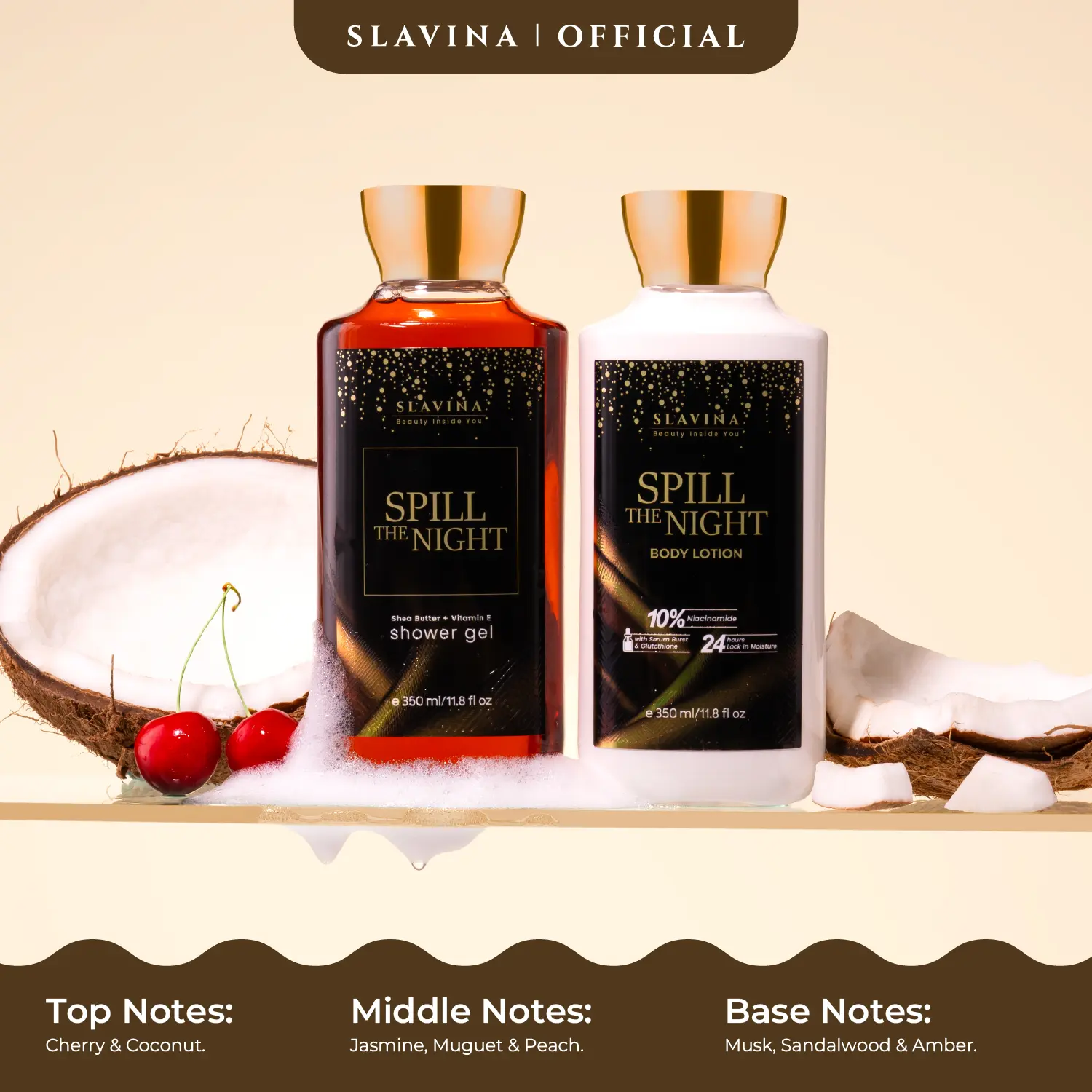 Body Lotion + Shower Gel Spill The Night 