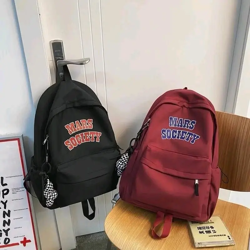 Ransel Mars Society Style Korea Import Anak Sekolah SD SMP SMA untuk Wanita kuliah Fashion tas gendong ransel  cowok 8