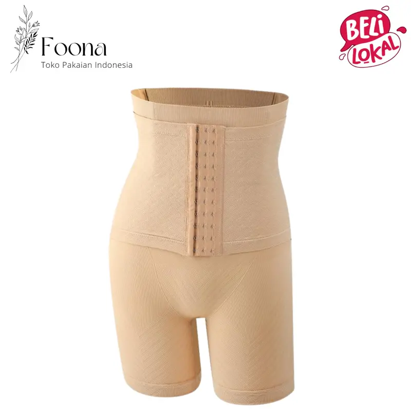 Foona KR523 Celana Korset Pelangsing Perut Buncit Ibu Melahirkan Gurita Shapewear Legging Slimming Pants Wanita 0