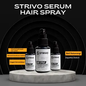 Strivo Hair Spray - Treatment hair oil Menutrisi Kulit Kepala Rambut, Bantu Cegah Kerontokan Dan Kebotakan