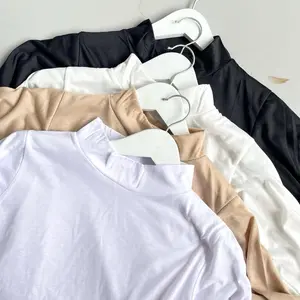 Ubest MANSET KAOS WANITA /  Manset Baju muslim / inner wanita muslim / Manset turtleneck / Atasan baju Dalaman Panjang Fit Basic